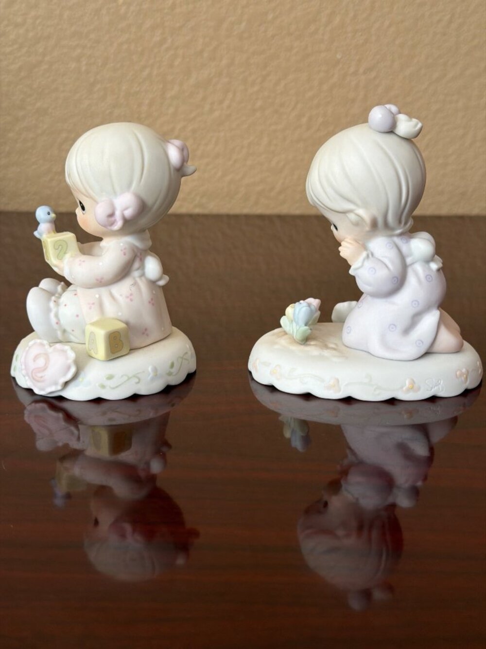 2 X Precious Moments Growing in Grace Age 2/3 Bday Girl 136212/136220 - No Box - Picture 3 of 13
